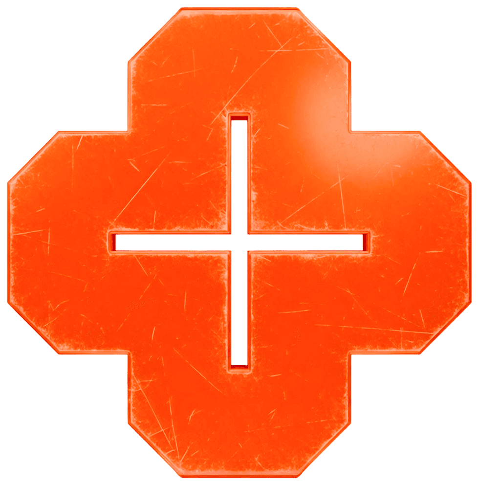 Amdahl 3D Symbol Orange